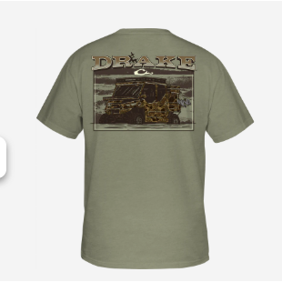 Drake Mud Cart T-Shirt - Sage Light Heather