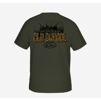 Drake Original Old School T-Shirt - Deep Depths Dark Heather