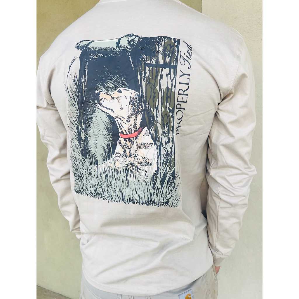 Properly Tied Mossy Oak Lab Long Sleeve T Shirt
